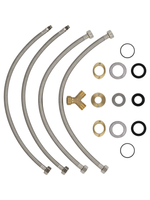 Смеситель для раковины высокий WONZON & WOGHAND LOOP, Черный матовый (WW-131-00-508)