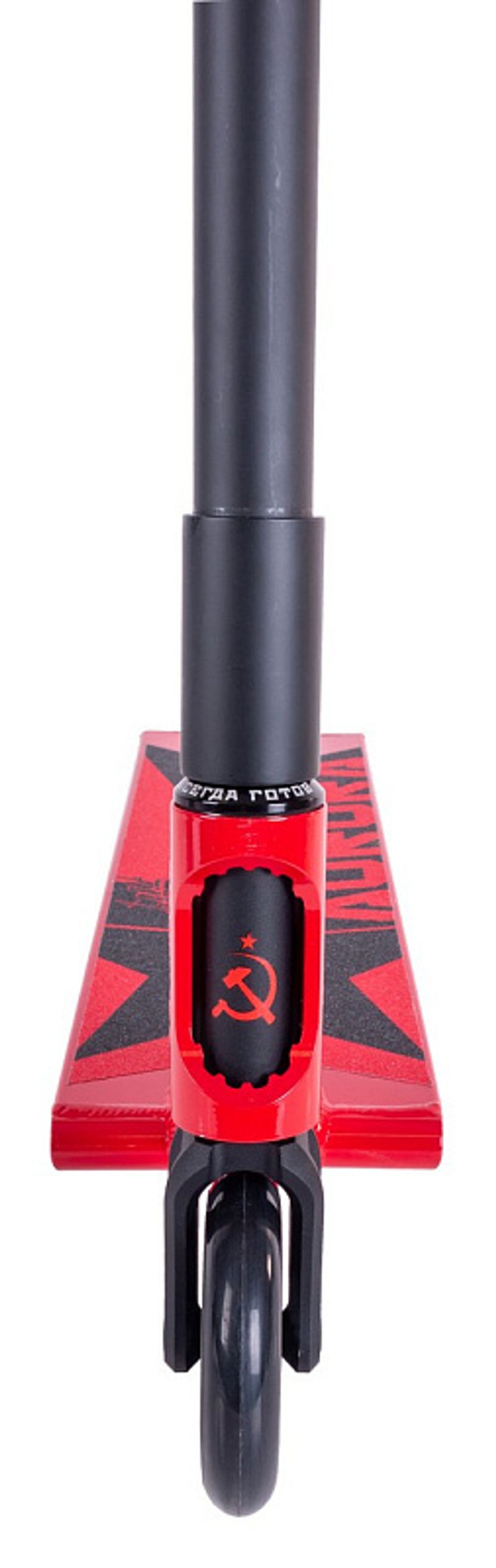 Трюковой самокат Tech Team Aurora red 1/4