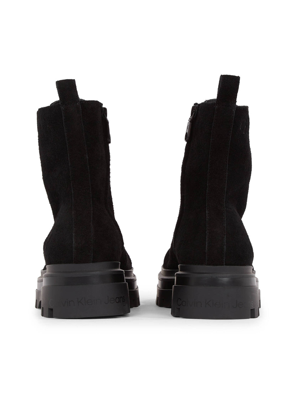 Кожаные ботильоны CALVIN KLEIN JEANS - черный(YM0YM01068)