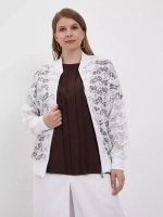 Бомбер кружевной летний