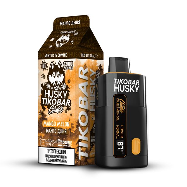 Одноразовый Pod Tikobar Husky Сибирь - Mango Melon (12000 затяжек)