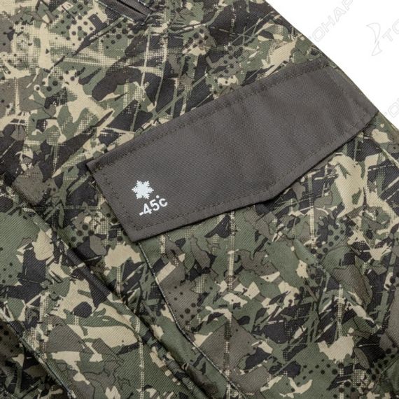 Костюм зимний ГОРКА полукомбинезон, алова/хаки р.60/182 Helios