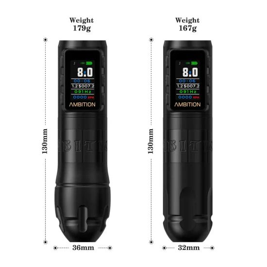 Ambition "VIBE MAX" (беспроводная машинка для профессиональной татуировки)