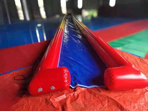 Водная горка с однослойным дном ТУРБО «Капля», герметичная, 35*2*0,4 м