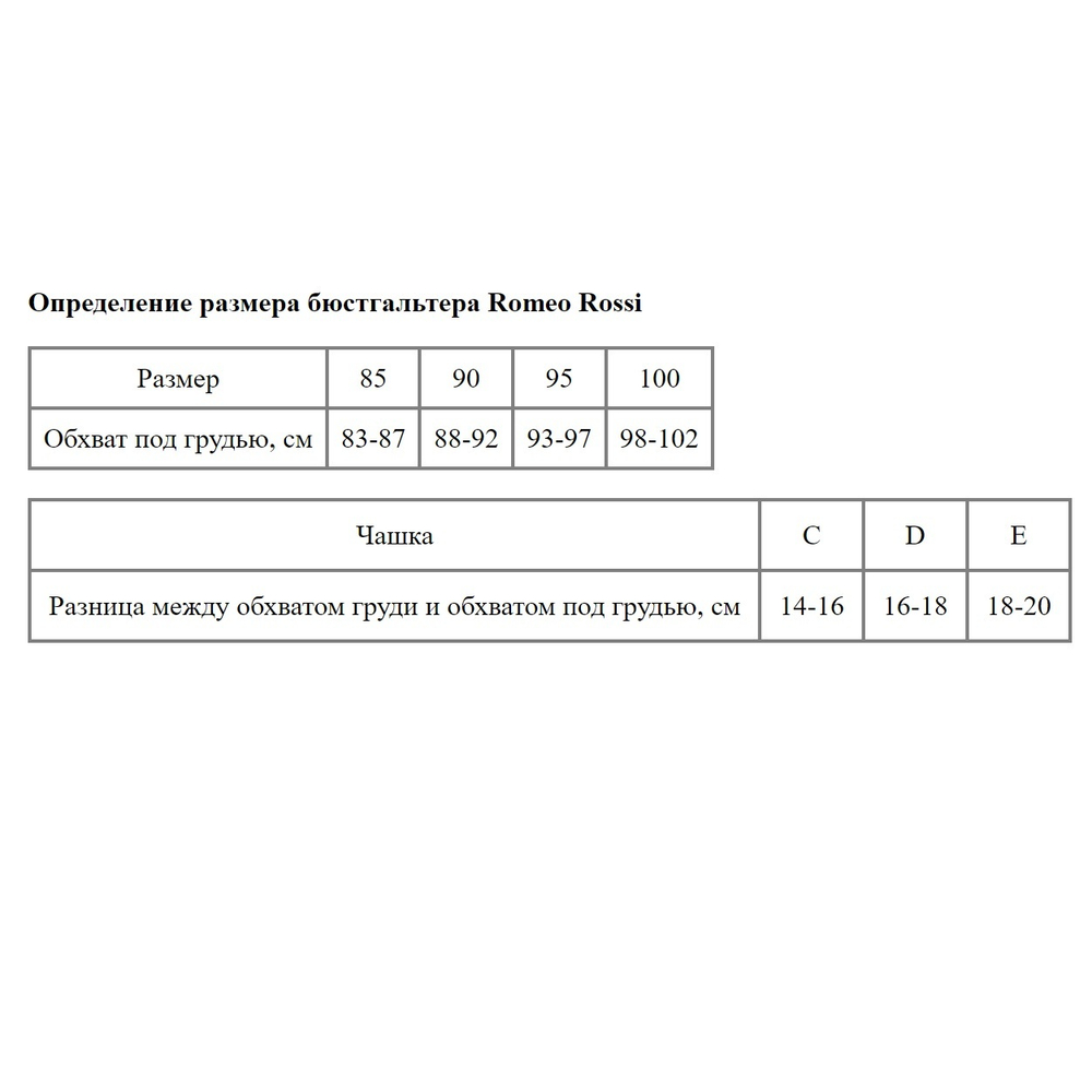 Бюстгальтер с мягкой чашкой на каркасах Romeo Rossi (Размер: 100C) (Цвет: черный)