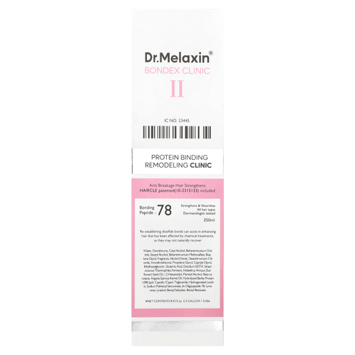Dr.Melaxin, Bondex Clinic II, клиника ремоделирования связывания белков, 250 мл (8,45 жидк. Унции)