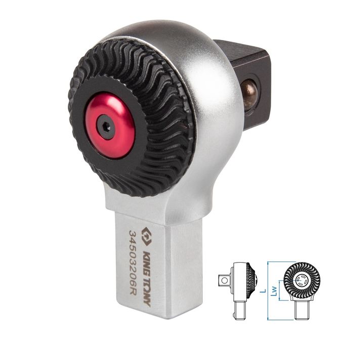 KING TONY (34503206R) Насадка трещоточная серии "FIT", 3/4", 14х18 мм