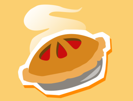 Пирог с курицей, луком и картофелем