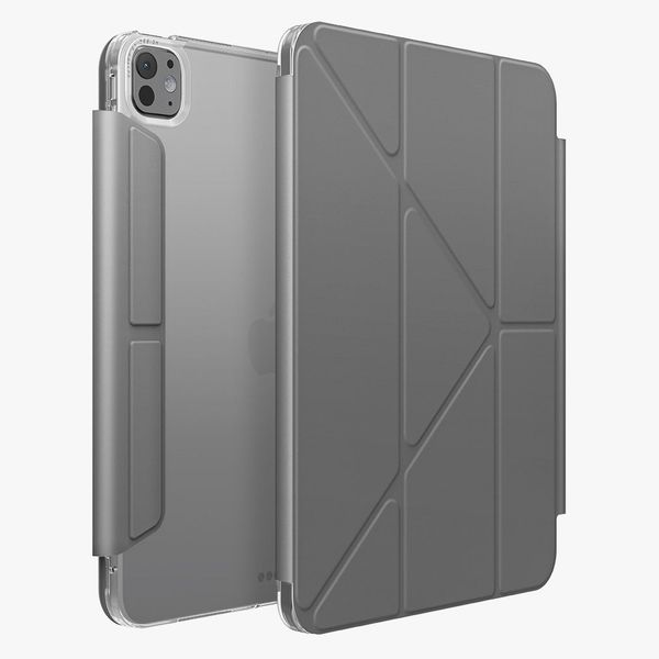 Чехол Uniq CAMDEN Case для iPad Pro 11" (M4/M5), Серый | Dark Gray