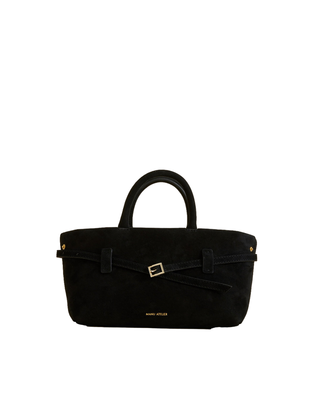 Сумка Manu Atelier Le Cambon 25 Black Suede