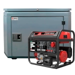 Генератор бензиновый SUNREKA G8500TEAX с кожухом Geon 1200 RAL 7024