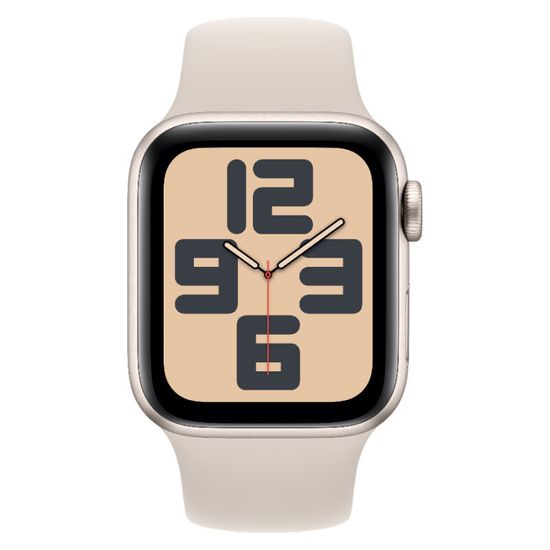 Apple Watch SE 2023, 44 мм сияющая звезда, спортивный ремешок