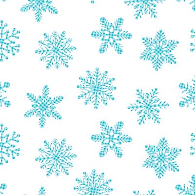 Снежинки в клетку