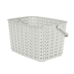 Корзина для хранения Plast Team Melange с ручкой 3л 233х175х126 мм молочный туман