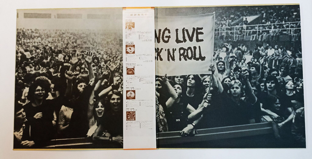 Винтажная виниловая пластинка LP Rainbow Long Live Rock N Roll (Japan 1978) Obi