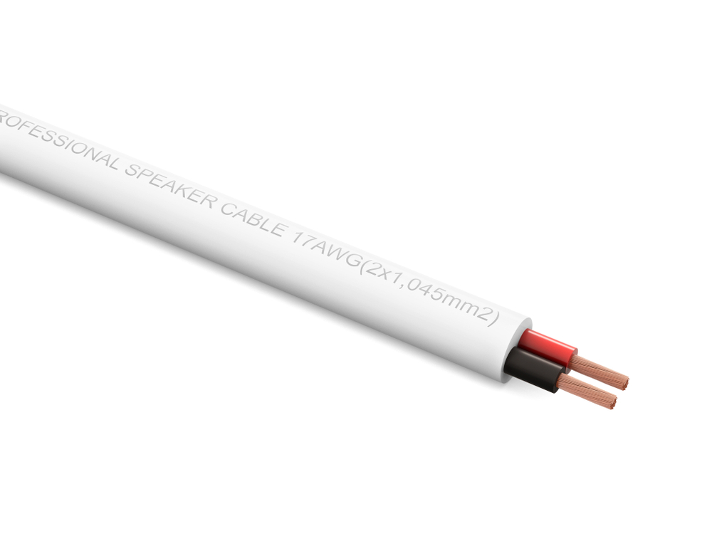 PROCAST cable SJW 17.OFC.1,045 Инсталляционный круглый всепогодный акустический кабель 2х1,045mm²