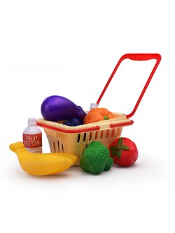 Игровой набор магазин с кассой и тележкой для покупок (71022-120)