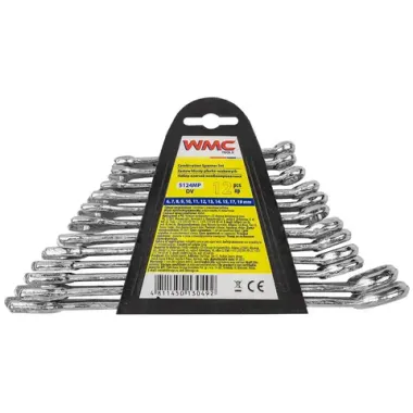 Ключи комбинированные, набор 12пр. (6-15, 17, 19мм) WMC TOOLS WMC-5124MP DV