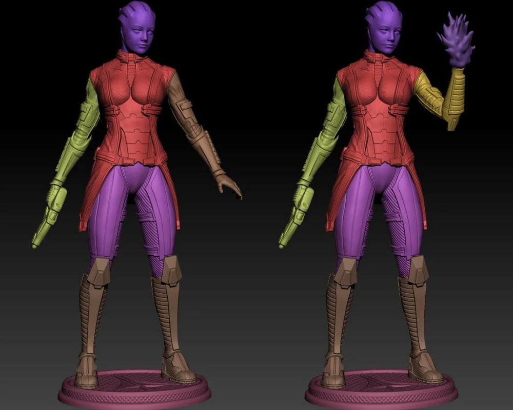 Фигурка Лиара Т’Сони масс эффект Liara T'Soni Mass Effect