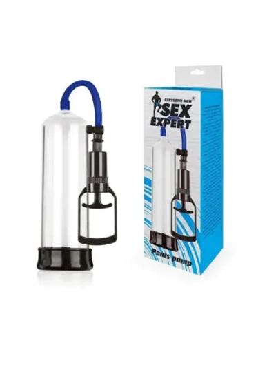 Прозрачная мужская вакуумная помпа Sex Expert