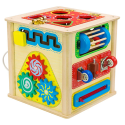 Универсальный куб, развивающая игрушка для детей, обучающая игра из дерева