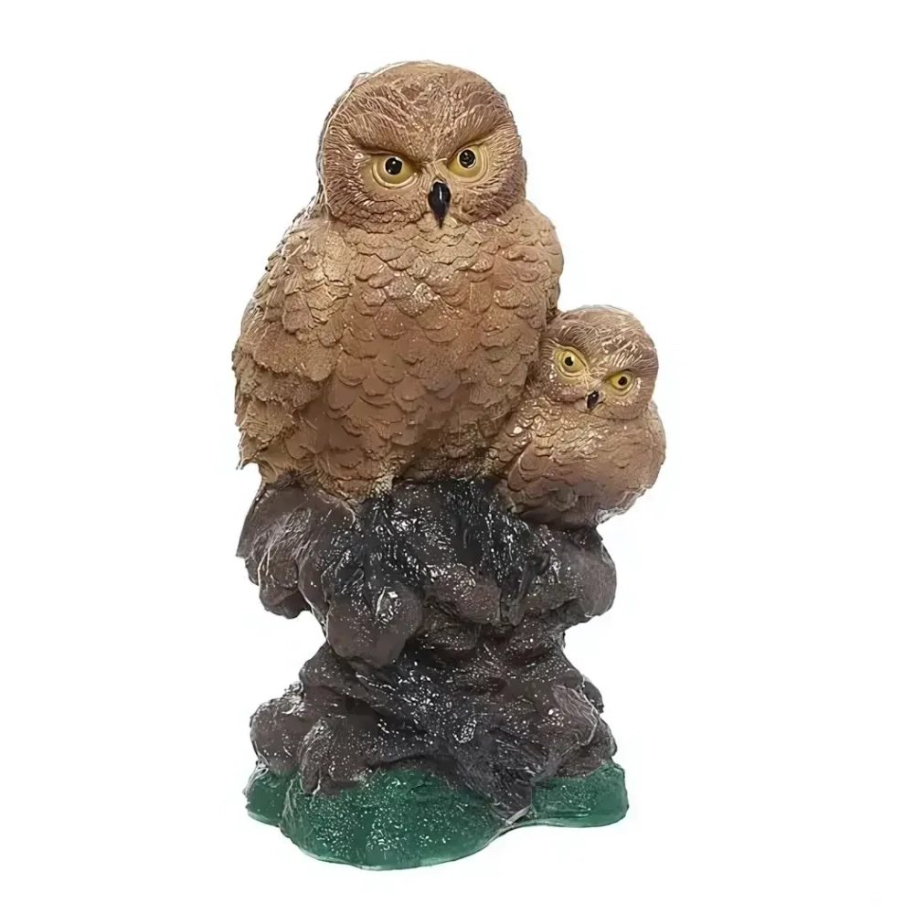 Статуэтка из гипса «Сова с совёнком» 38см
