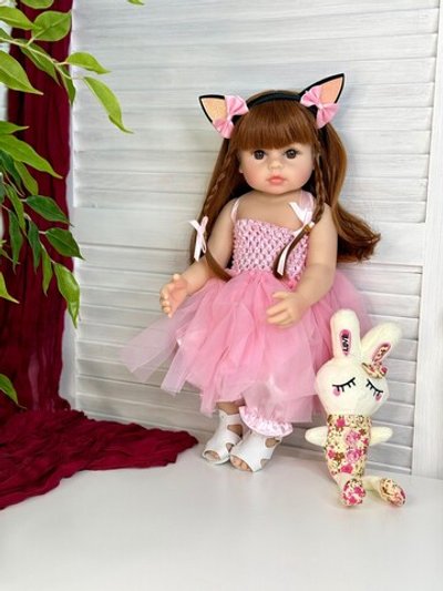 Кукла Реборн виниловая 48см в пакете (FA-063A)