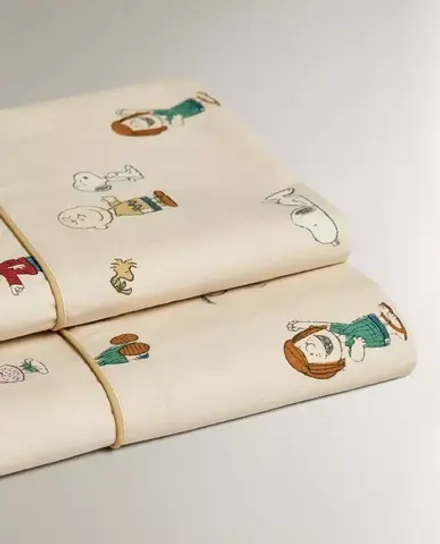 ZARA HOME ДЕТСКАЯ ПРОСТЫНЯ PEANUTS™, РАЗНОЦВЕТНЫЙ