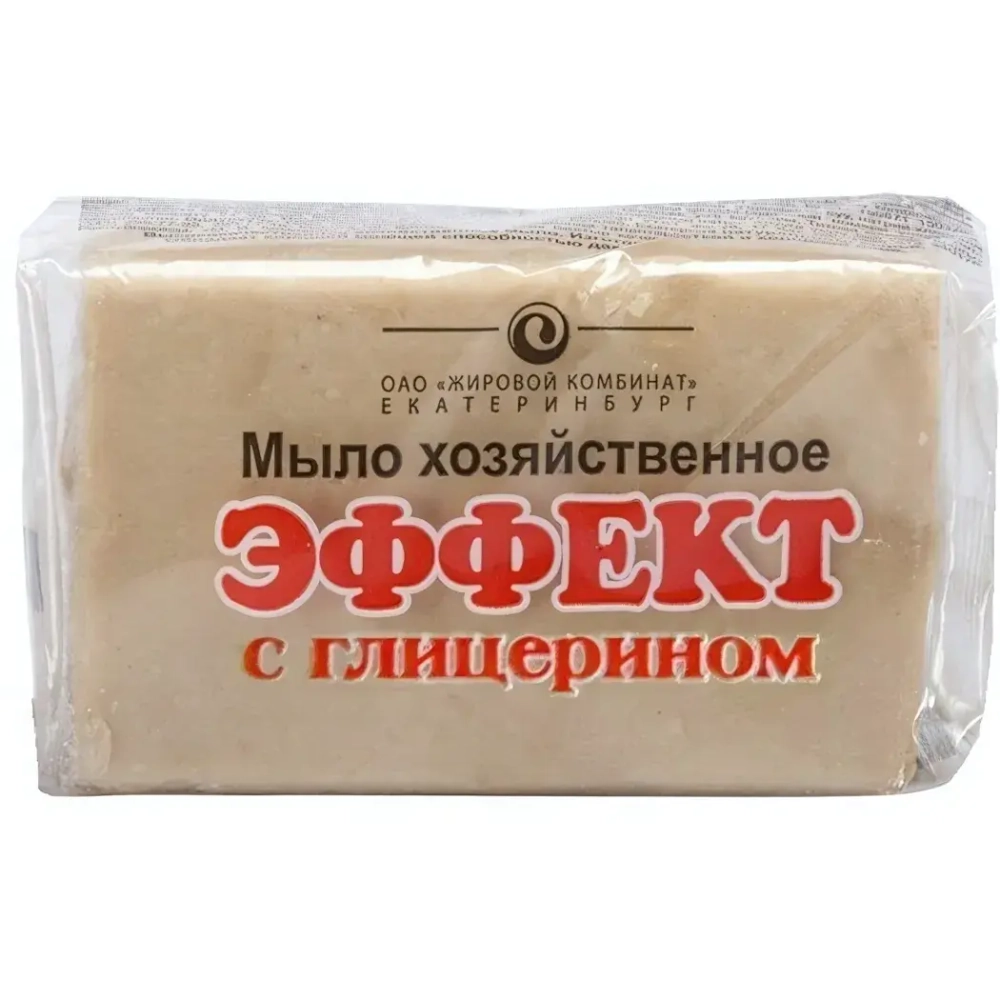 Мыло хозяйственное ЕЖК 74% Эффект в прозр.полипроп.обертке 200 г.