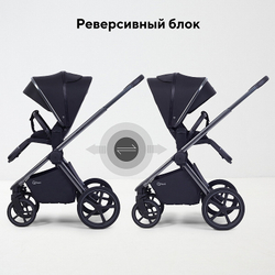 Детская коляска Rant Falcon Soft Therm 3 в 1 с автокреслом Cruise Black Black