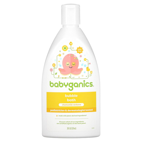 Babyganics, Жемчужная ванна, ромашка и вербена, 591 мл (20 жидк. унц.)