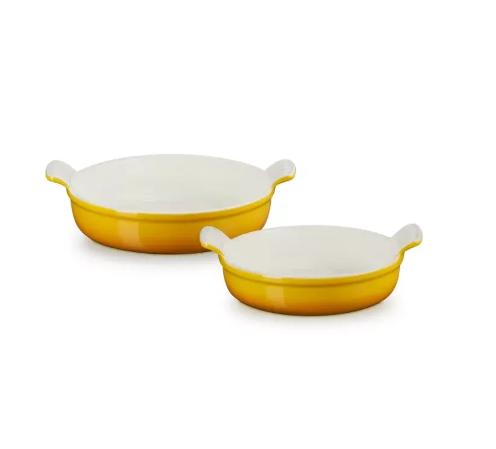 Le Creuset - Набор из 2 форм для выпечки 20+24см нектар / артикул   79276006720082  / GTIN 843251180202