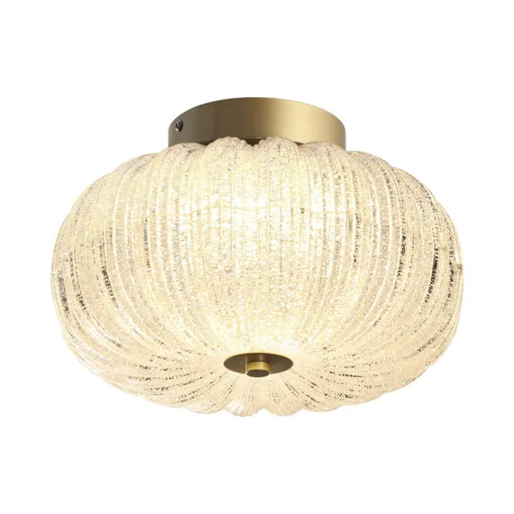 7720/24L PIKO LED SN 028 Светильник металл/стекло/прозрачный/золотой LED 24Вт 3000-6500K D300 IP20 пульт ДУ ANGELO