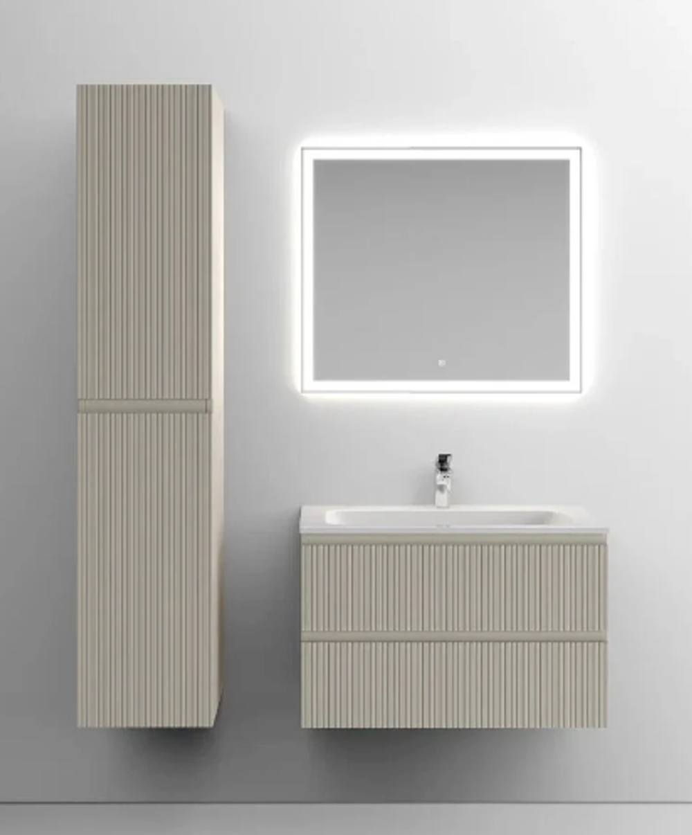 Тумба подвесная SANCOS Snob T 790х445х500, c двумя ящиками оснащенными доводчиками, Beige Soft , арт.SNT80CE