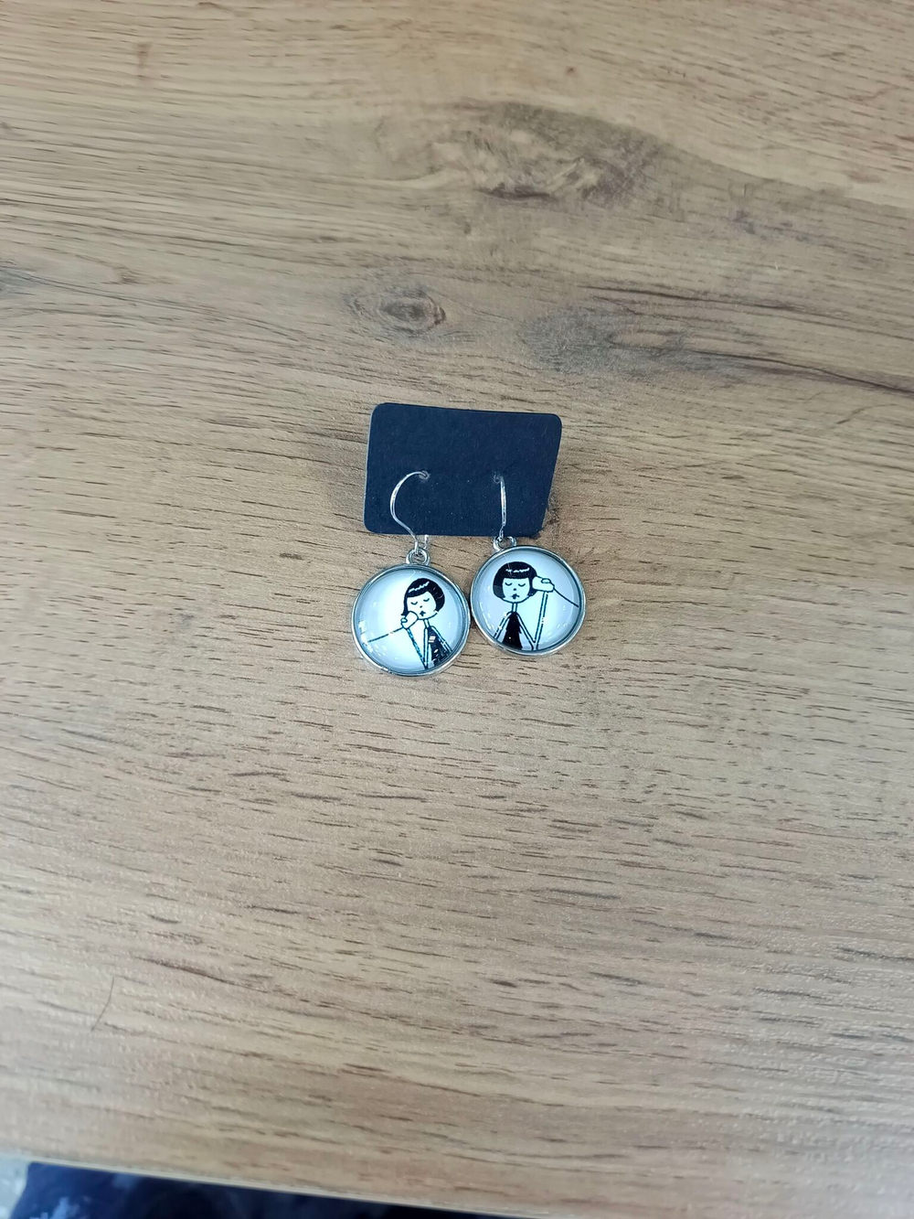 Серьги с кабошонами. Ручной работы.