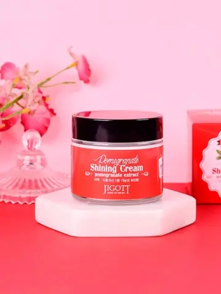 JIGOTT - КРЕМ ДЛЯ ЛИЦА СИЯЮЩИЙ С ЭКСТРАКТОМ ГРАНАТА POMEGRANATE SHINING CREAM, 70 МЛ