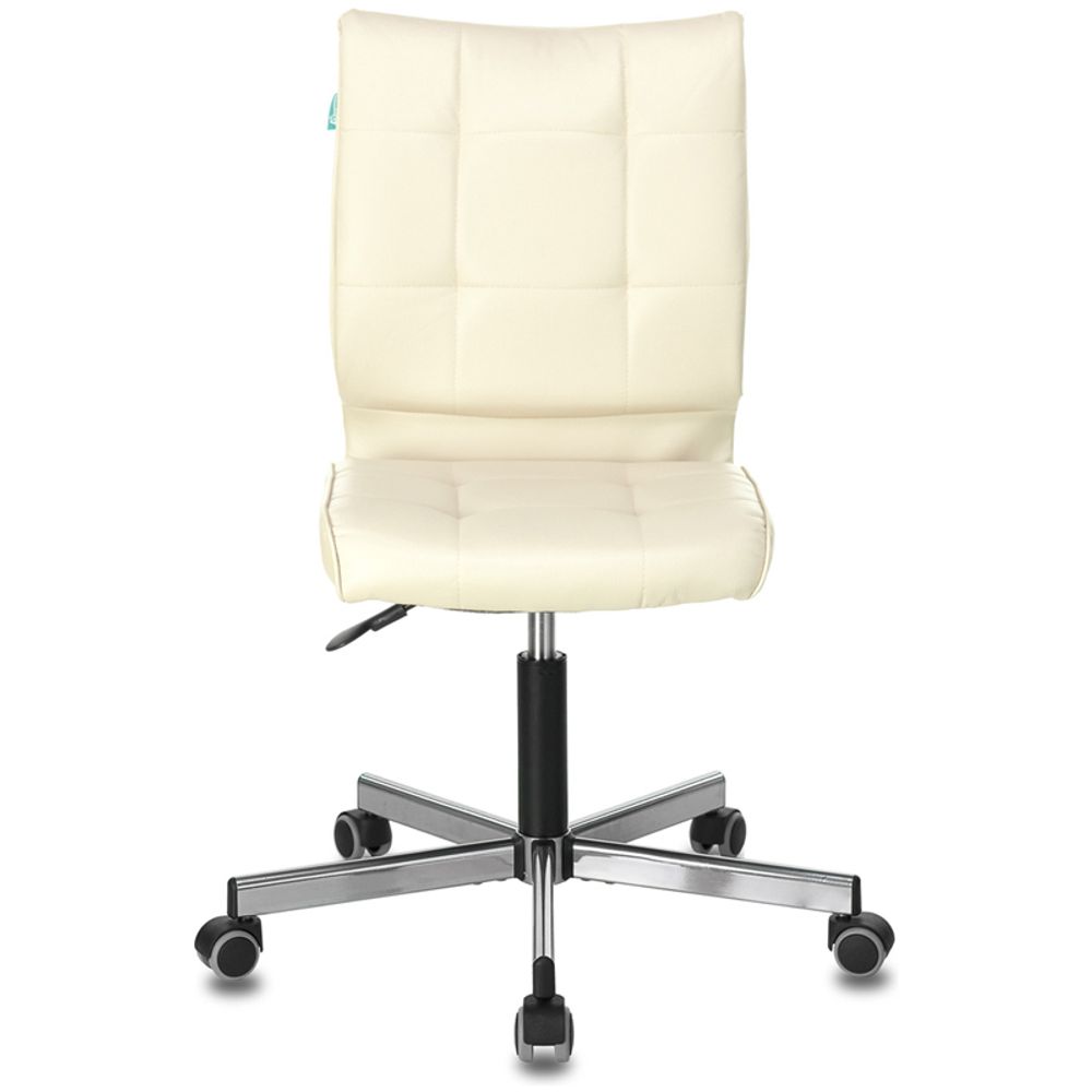 Кресло оператора Бюрократ CH-330M/BEIGE, ML CH, экокожа бежевый, без подлокотников, регулировка высоты сиденья