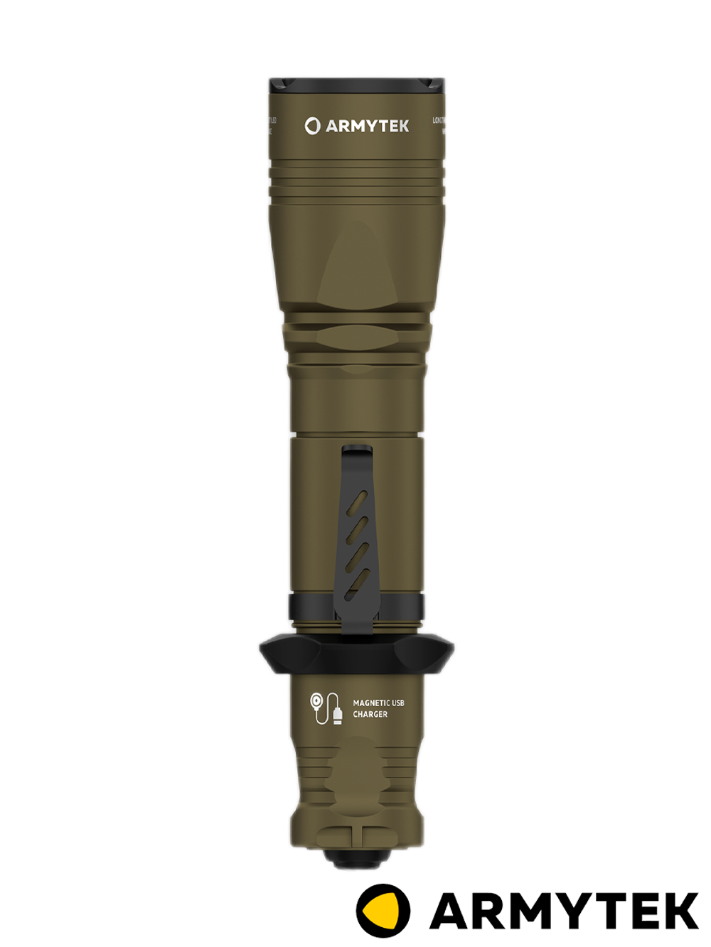 Фонарь Armytek Dobermann Pro Magnet USB. Olive, тёплый свет