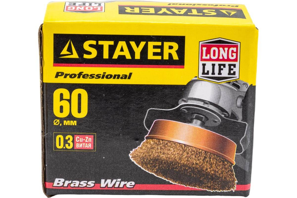 Щетка чашечная "MASTER" (60 мм; М14) для УШМ STAYER 35125-060_z01
