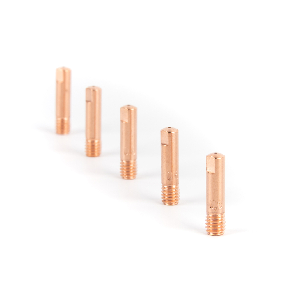 WDK-C008 Наконечник токопроводящий 20 шт для горелок MIG MAG М6х25х0,8мм