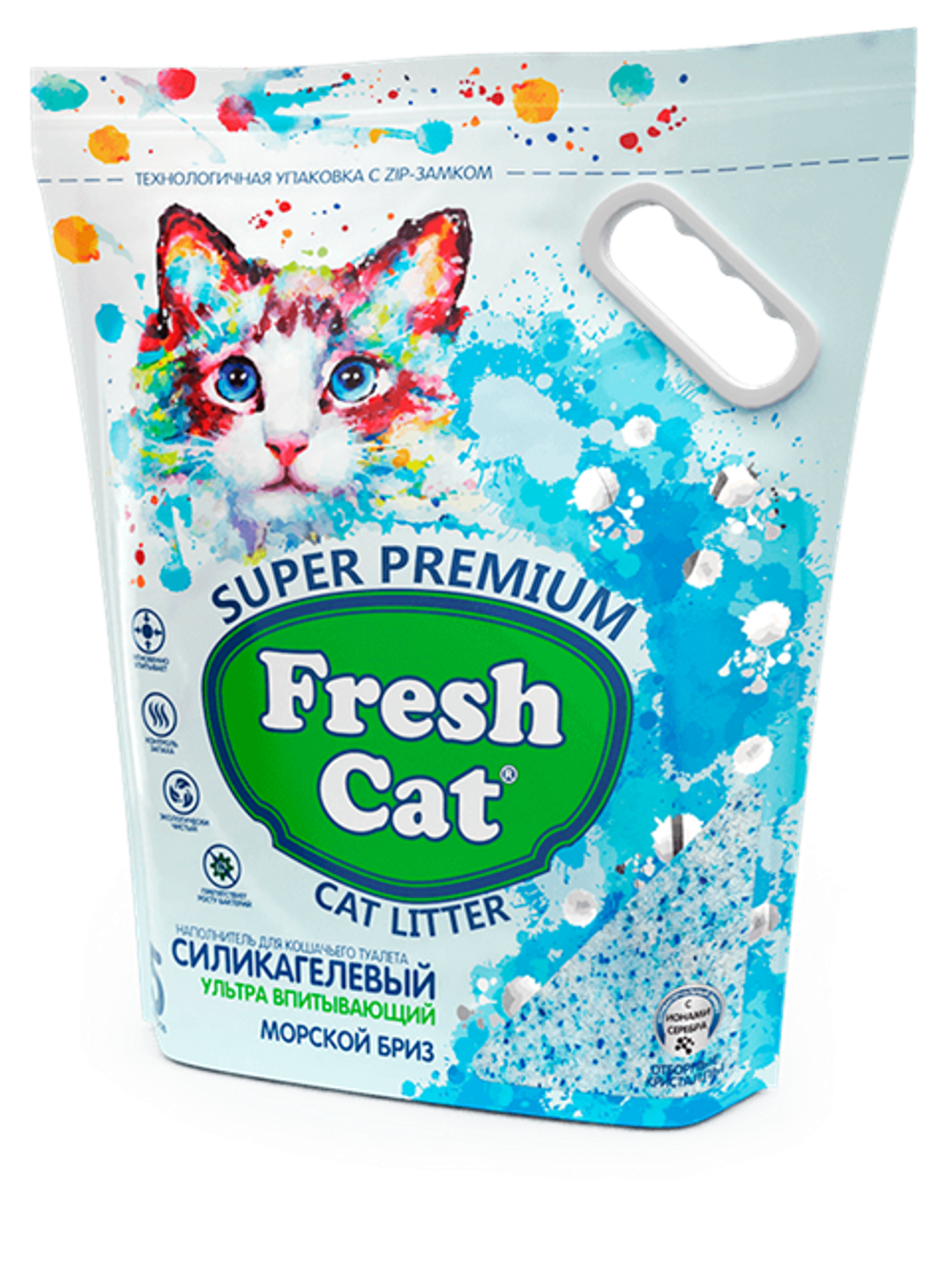 Наполнитель Fresh Cat Морской бриз