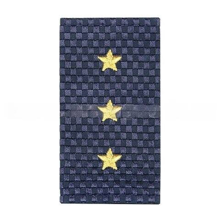 Фальшпогоны Полиция нового образца темно-синие вышит. ст.прапорщик