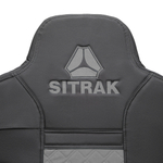 Чехлы Sitrak MAX; SITRAK C7H с 2024 г (экокожа, черный, серая вставка)