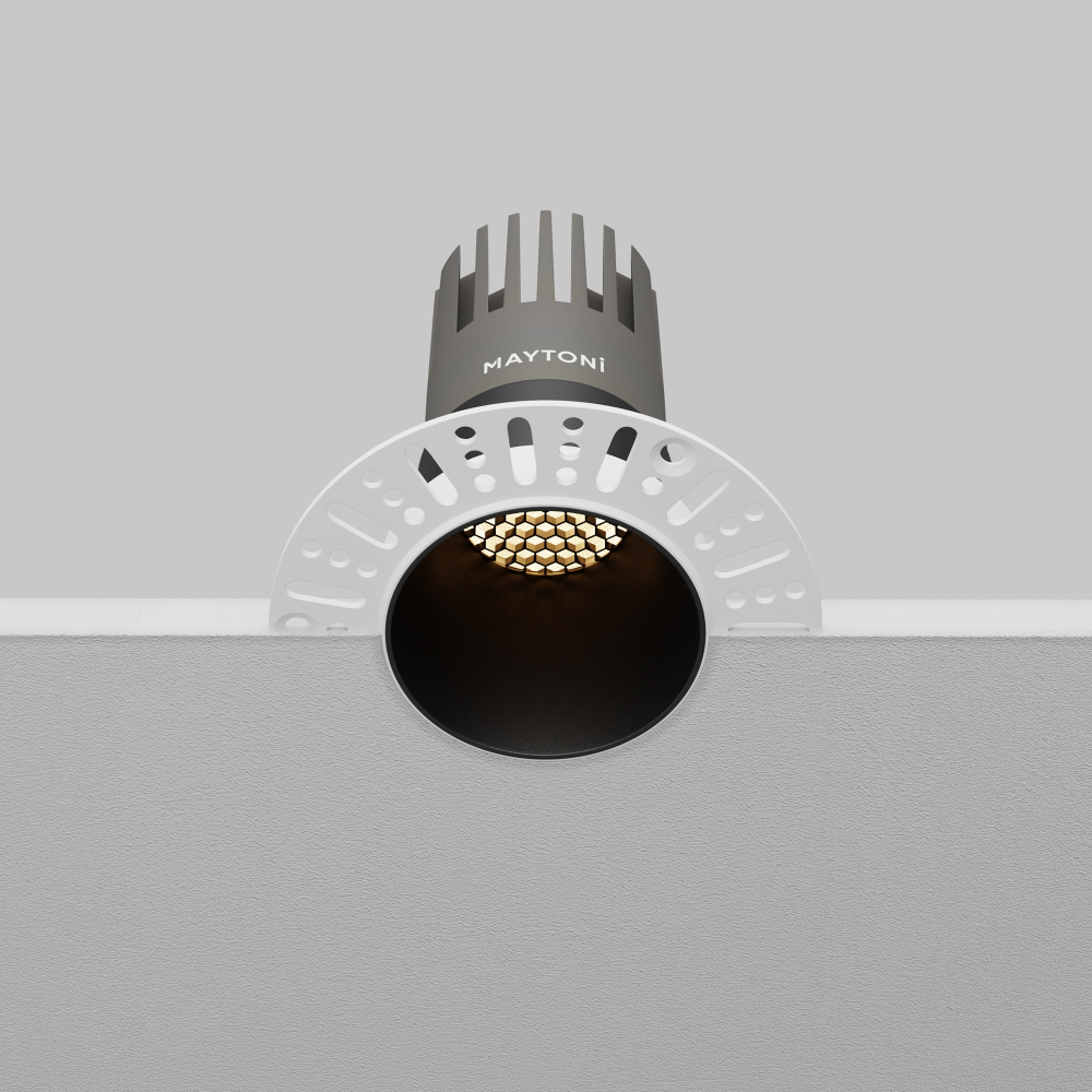 Встраиваемый светодиодный светильник Maytoni Dip DL120-10W-3K-TRS-B