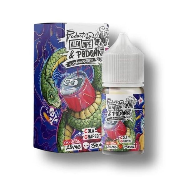 Alfa Vape &amp; Podonki - Cola Grapes (7% nic)
