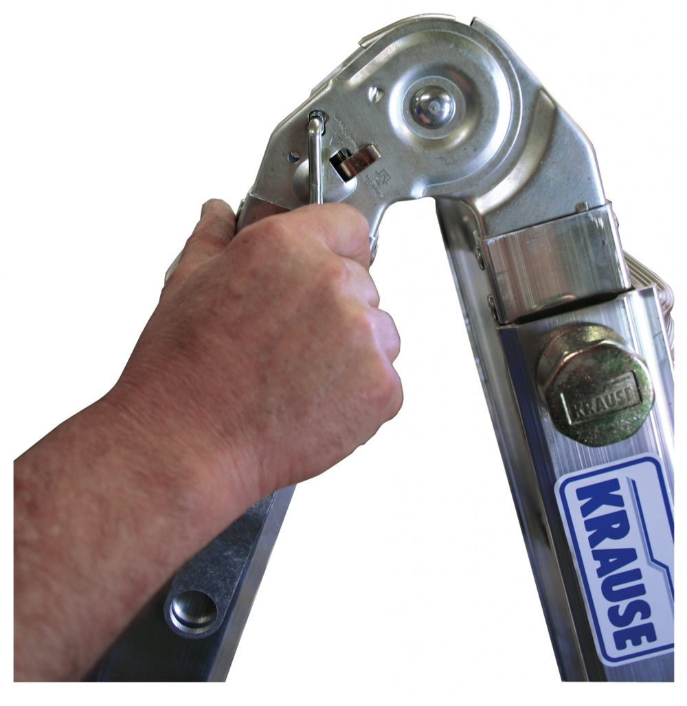 TELEVARIO Шарнирная телескопическая стремянка, 4х4 перекладины (122162)