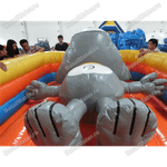 Коммерческий надувной батут "Кот на отдыхе"