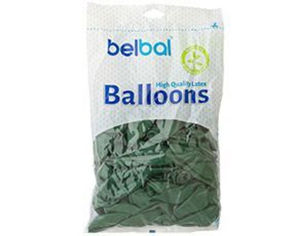 Шар (14"/36 см) Пастель Экстра Leaf Green 011 50 шт.