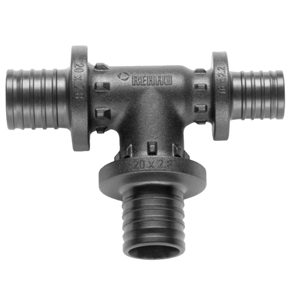 Тройник REHAU с уменьшенным торцевым проходом 25-25-16 PX , PPSU