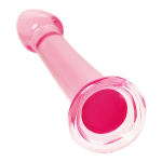 Розовый нереалистичный фаллоимитатор 20см ToyFa Jelly Dildo L 882027-3